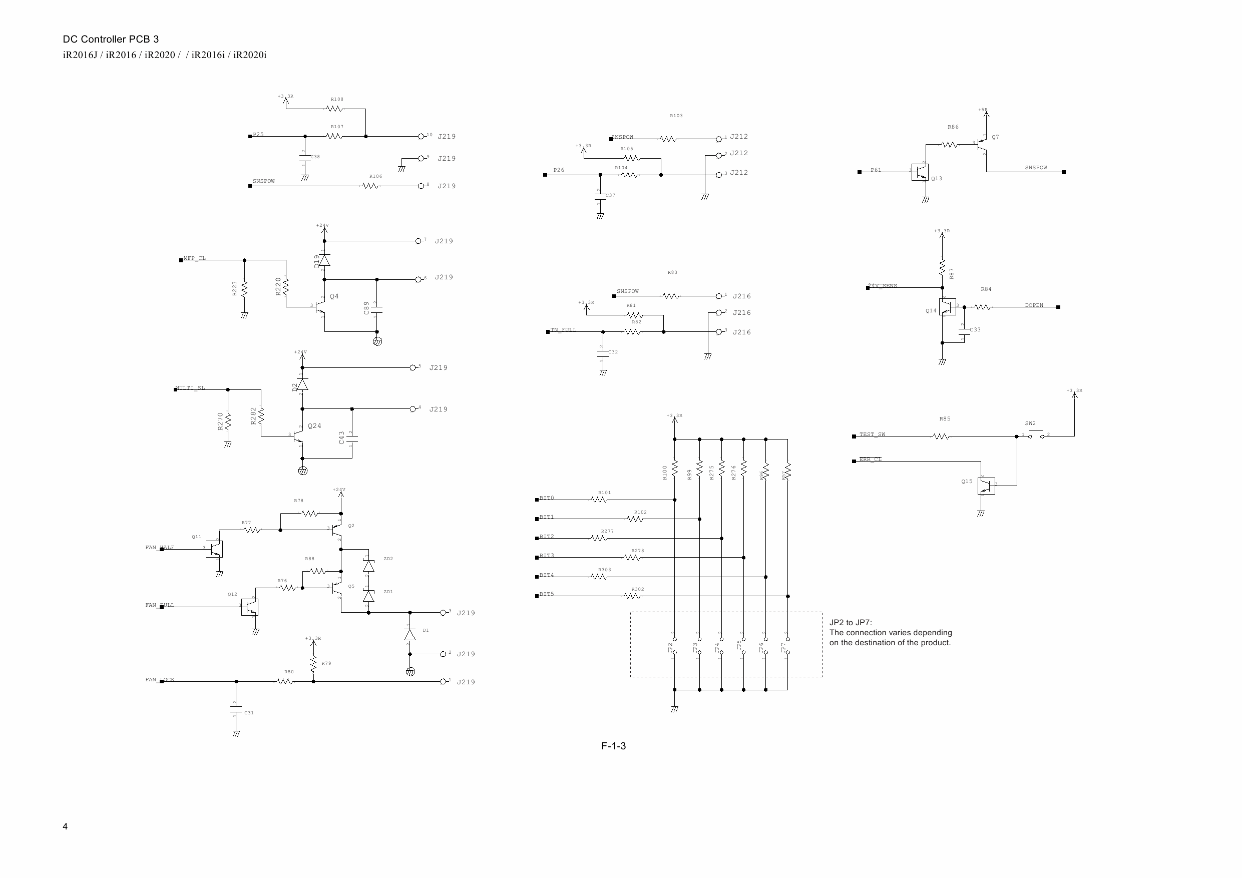 Canon imageRUNNER-iR 2020 2016 Circuit Diagram-2